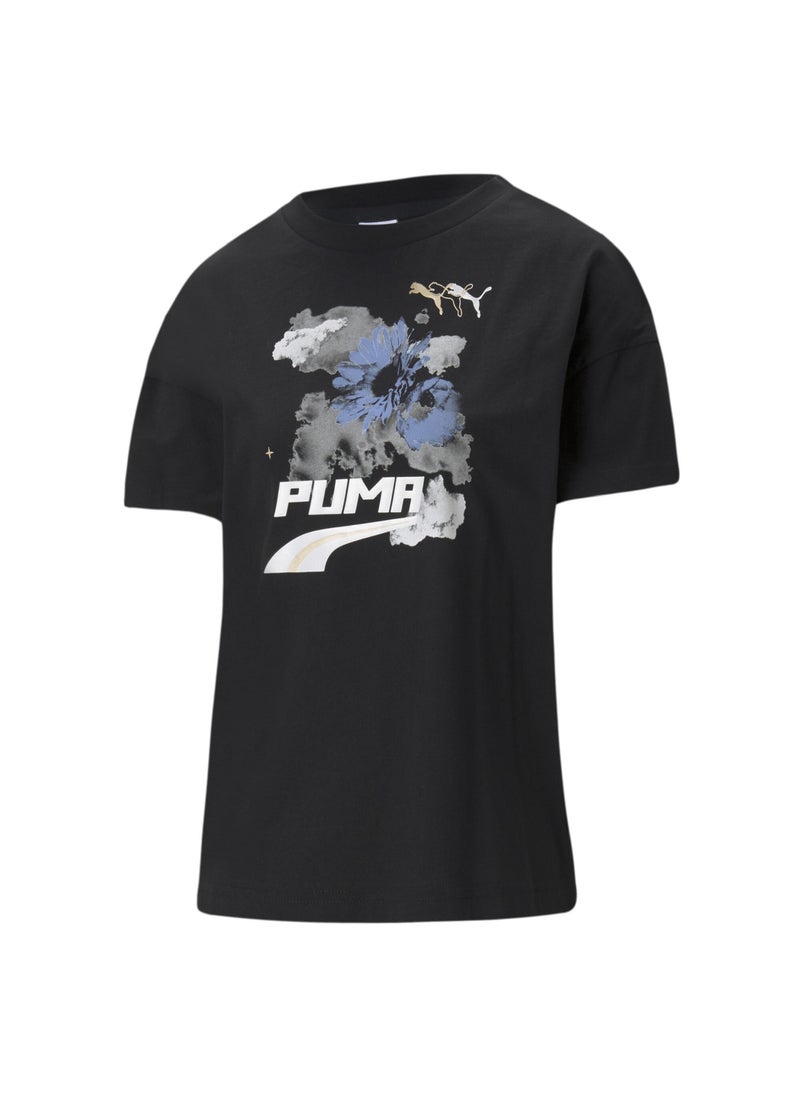 PUMA Evide Womens Graphic T-Shirt  - Image 1