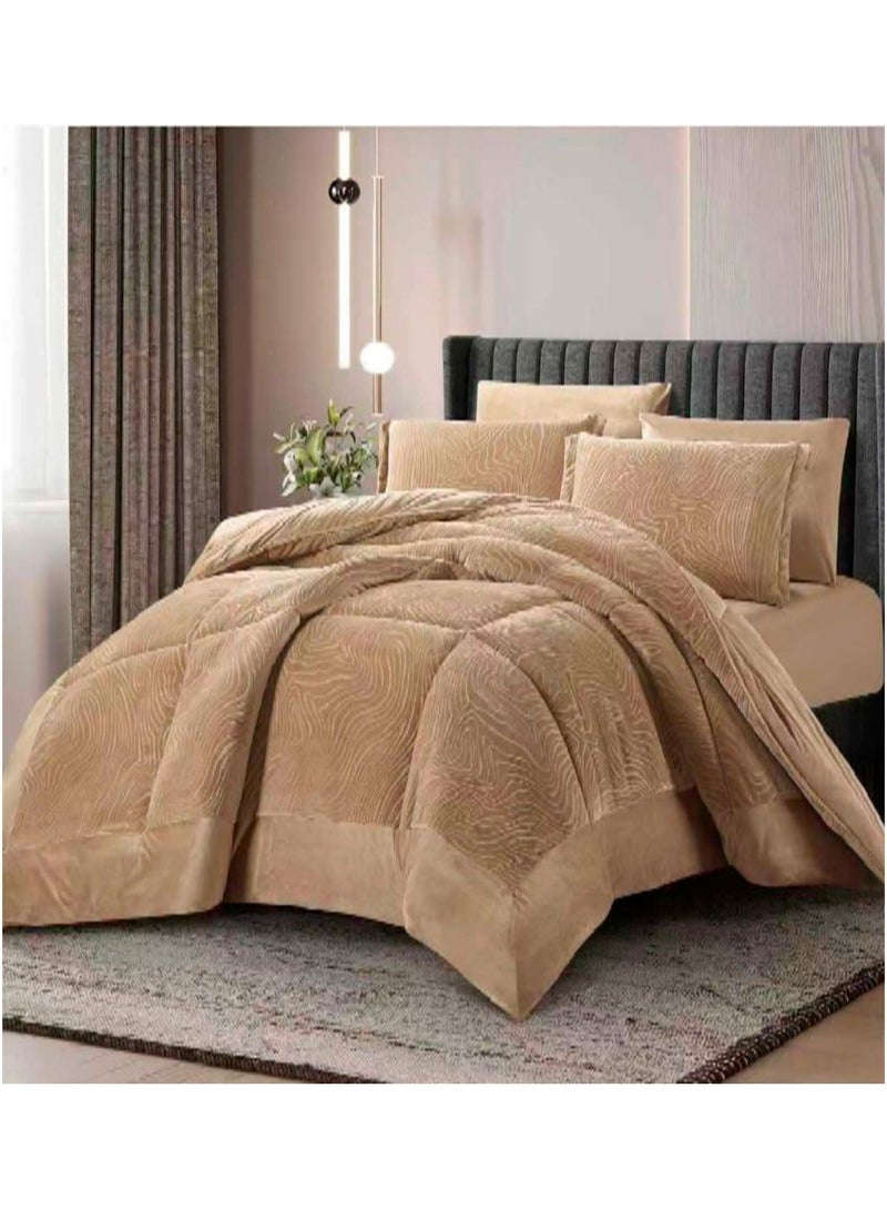 مفرش شتوي مزدوج فرسان (عدد القطع 6 ) - Image 1