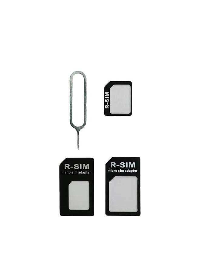مستقبل نوفا 3 قطع محول شريحة SIM - مجموعة تحويل 4 في 1 (نانو/ميكرو/ستاندرد) مع دبوس فتحة الشريحة وصينية فولاذية - Image 3