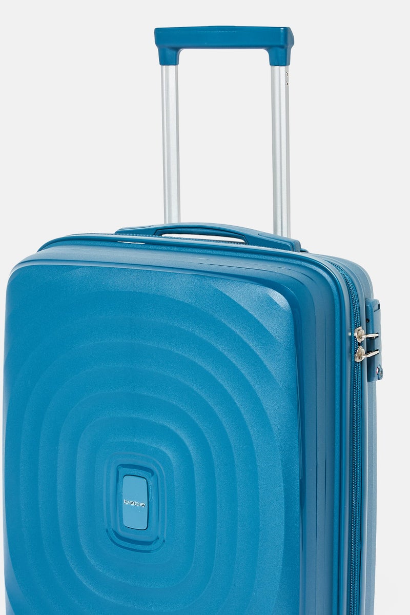 bebe 20 inch Expandable Hardshell Cabin Spinner, Lake Blue  - Image 3