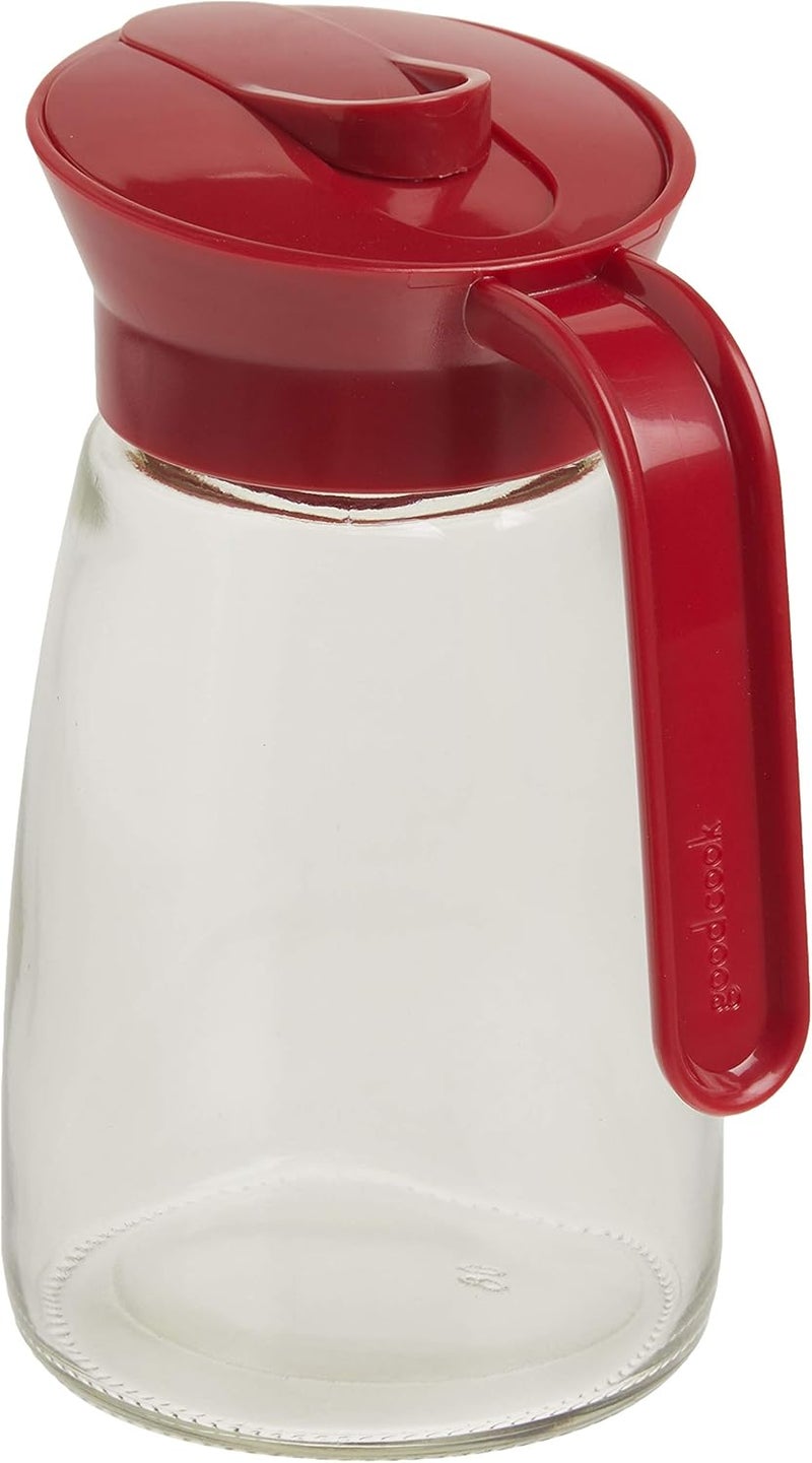 GoodCook Everyday 12 oz. Syrup Dispenser – Easy Pour Spout Waffle & Pancake Syrup Dispenser Container, Glass Syrup Bottle for Maple Syrup, Honey, Barbecue Sauce - Image 4