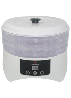 ميباشي مجفف الطعام MEBASHI، 4 صواني، أبيض، مؤقت 12 ساعة، شاشة LED (400 واط) (ME-FOD8001)  - Image 1