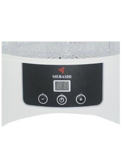 ميباشي مجفف الطعام MEBASHI، 4 صواني، أبيض، مؤقت 12 ساعة، شاشة LED (400 واط) (ME-FOD8001)  - Image 3