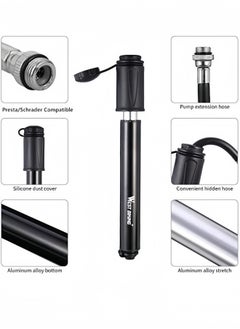 High Pressure 100PSI Bicycle Pump Accessory Kit, Basketball Pump, US/French Nozzle Convertible, Lightweight & Pocket Size, Portable Pump with Hose 128-198 CM - pzsku/ZE527C553B783CAD17987Z/45/_/1723428791/4b860302-bf0a-4e44-a52b-1b67c7305d49