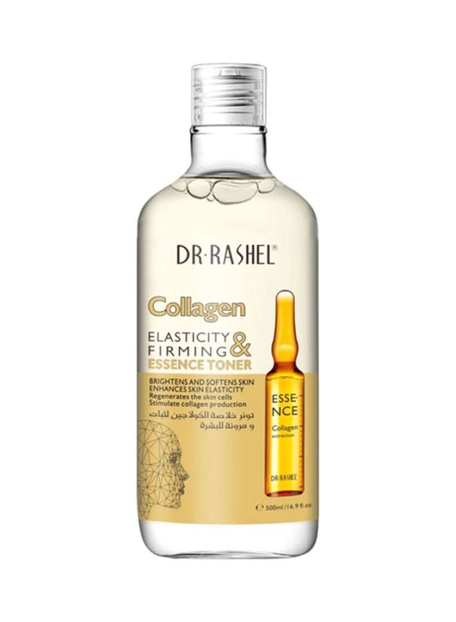 DR. RASHEL Collagen Elasticity & Firming Essence Toner Clear 500ml - Image 1