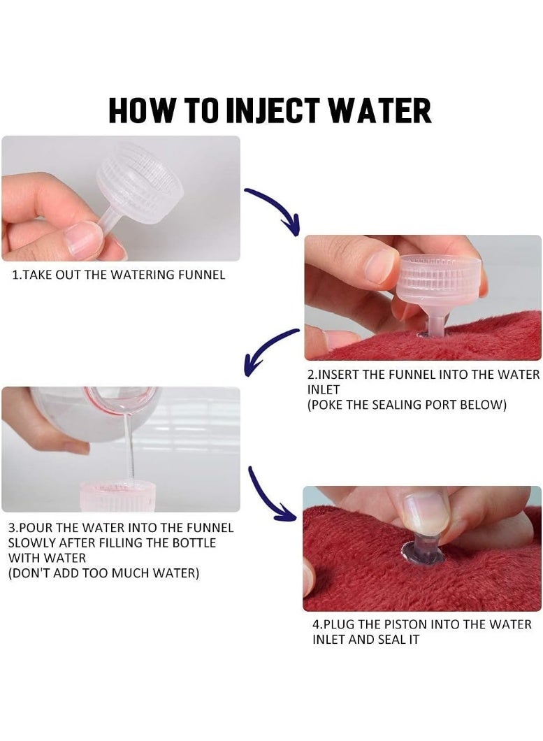 water bags for pain relief, heating bag electric, Heating Pad-Heat Pouch Hot Water Bottle Bag, Electric Hot Water Bag,Heating Pad For Pain Relief (F-grey hot bag) - Image 5