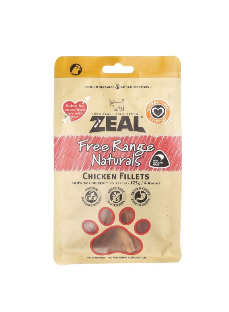 zeal Free Range Naturals Chicken Fillets 125g