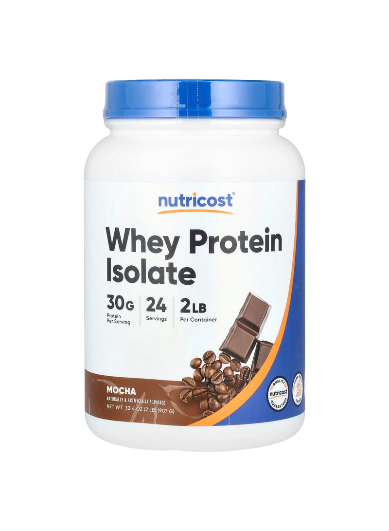 Whey Protein Isolate, Mocha, 2 lb (907 g)