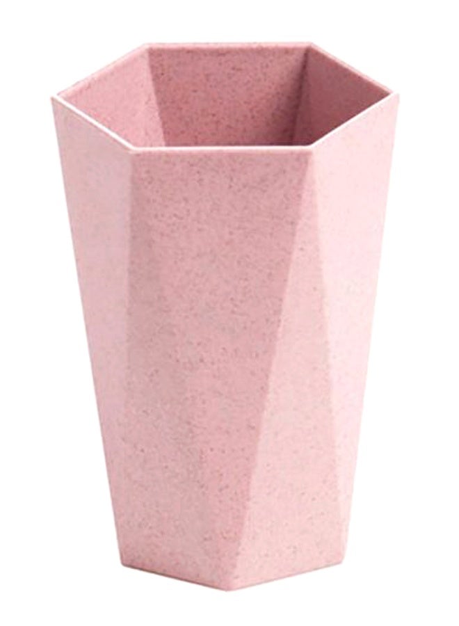 Nordic Couple Gargle Tooth Brush Holder Mug Pink