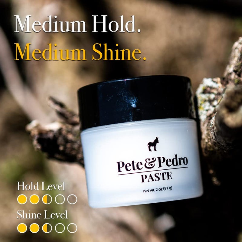 Pete & Pedro Pete and Pedro Paste - Best Hair Paste for Men with Medium Hold, Semi Matte Finish - Image 3