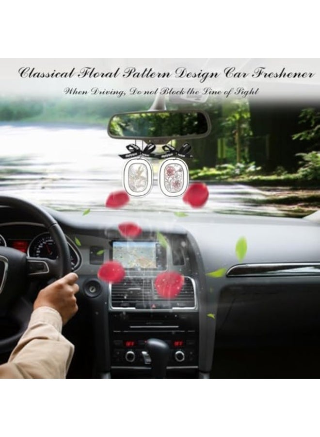 فوز اليوم 10 قطع معطرات هواء للسيارة، أكياس معلقة – مزيل رائحة يدوم طويلاً للسيارات، خزائن، حمامات، غرف نوم – عطور نباتية خالية من الكحول، قلائد قطنية مع شرائط - Image 2