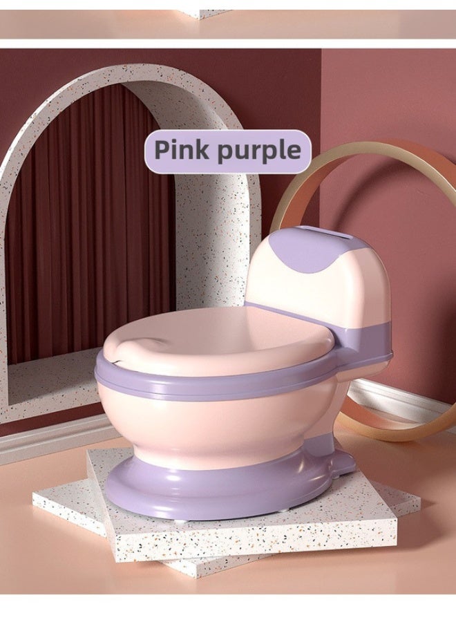 ORiTi Children'S Simulated Toilet Seat, Large Size For Boys, Girls, Babies, Infants, And Toddlers, With A Specialized Toilet Bowl - Pink  - Image 2