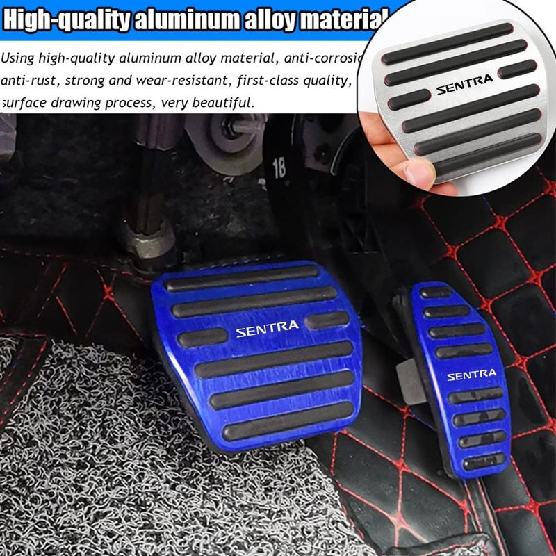 Kakash Aluminium Alloy Pedal Covers for Nissan Sentra - Image 5