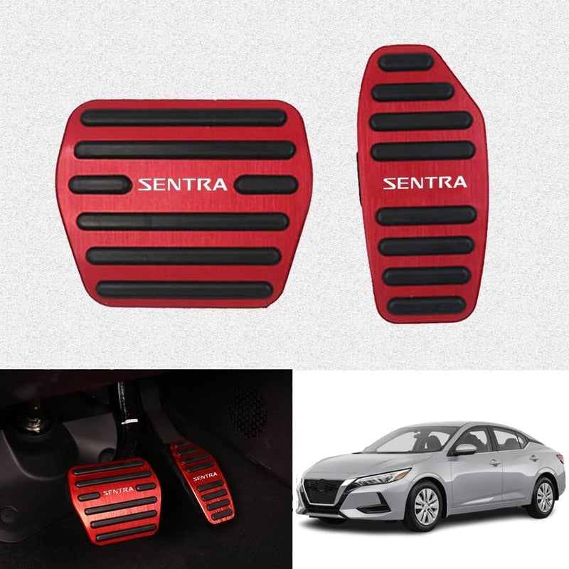 Kakash Aluminium Alloy Pedal Covers for Nissan Sentra - Image 1