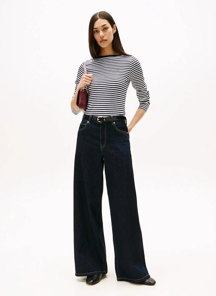 TOMMY HILFIGER Striped Crew Neck T-Shirt