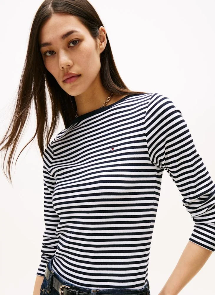TOMMY HILFIGER Striped Crew Neck T-Shirt