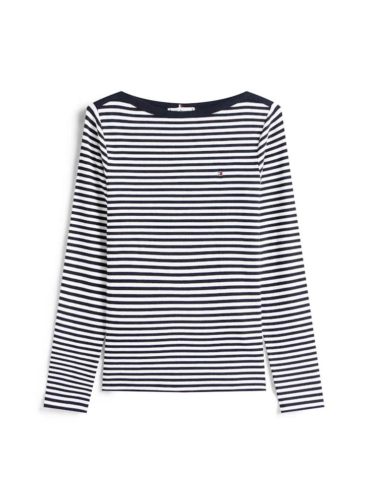TOMMY HILFIGER Striped Crew Neck T-Shirt