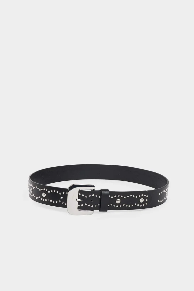 ديفاكتو Woman Rectangle Clasp Faux Leather