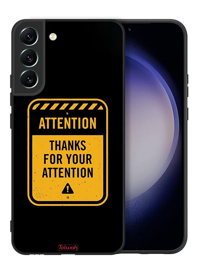 Tolwak Samsung Galaxy S22 Plus 5G Protective Case Cover Thanks For Attention - Image 2