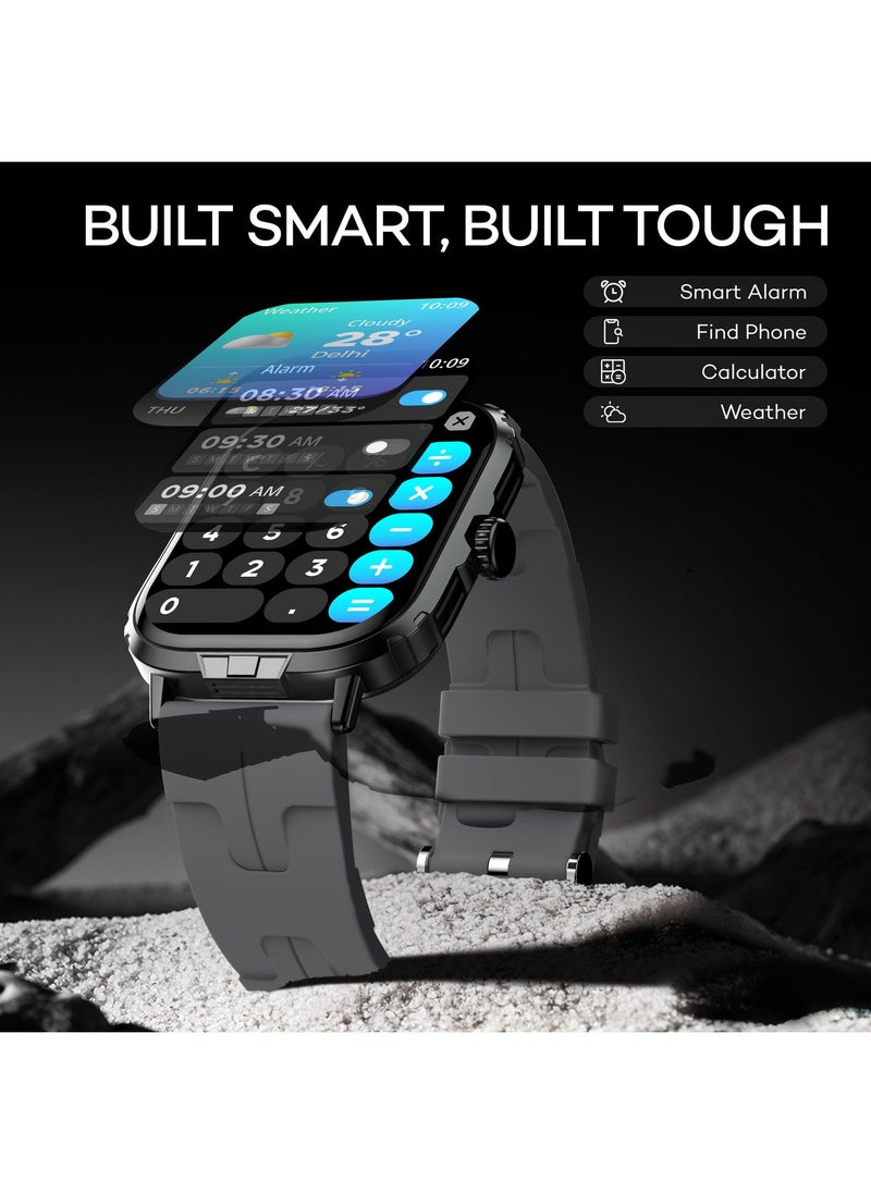 Pebble - Pebble Nomad Pro 1.99” True HD Display, BT Calling, Health Suite, DIY Watch Faces, Rotating Crown, Multiple Sports Modes, Rugged Built, Alarm & Notification Smartwatch - Image 1