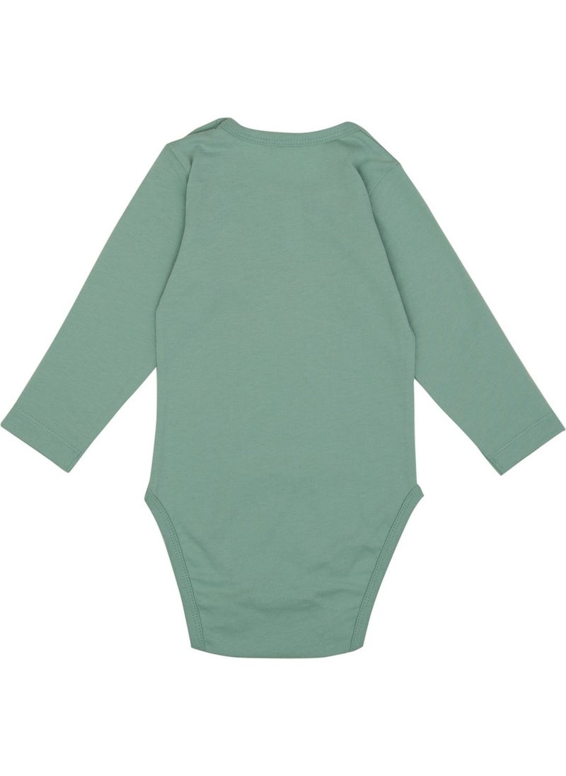 Jrmori Long Sleeve Basic Body with Shoulder Snaps  - Image 2