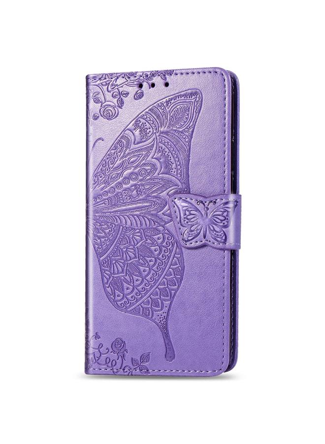 S-TOP Case For LG K40S Butterfly Love Flower Embossed Horizontal Flip Leather Case with Bracket / Card Slot / Wallet / Lanyard - Image 3