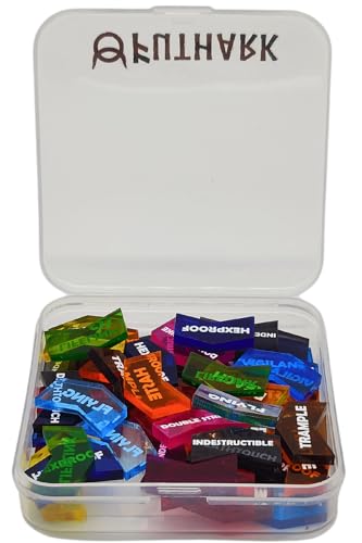 Futhark MTG CountersKeyword Counters for Magic The Gathering Set of 60 Color Coded MTG Tokens Improved Gameplay with This Great Magic The Gathering Gift - Image 5