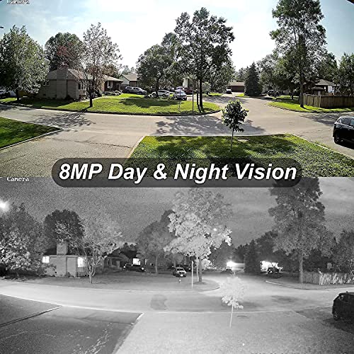 Anpviz 8CH 4K PoE Security Camera System, 6pcs 8MP Wired PoE IP Cameras with Human Vehicle Detection, Smart Dual Light Color Night Vision, 4K/8MP 8CH NVR with 2TB HDD for Business Home (U Series) - Image 4