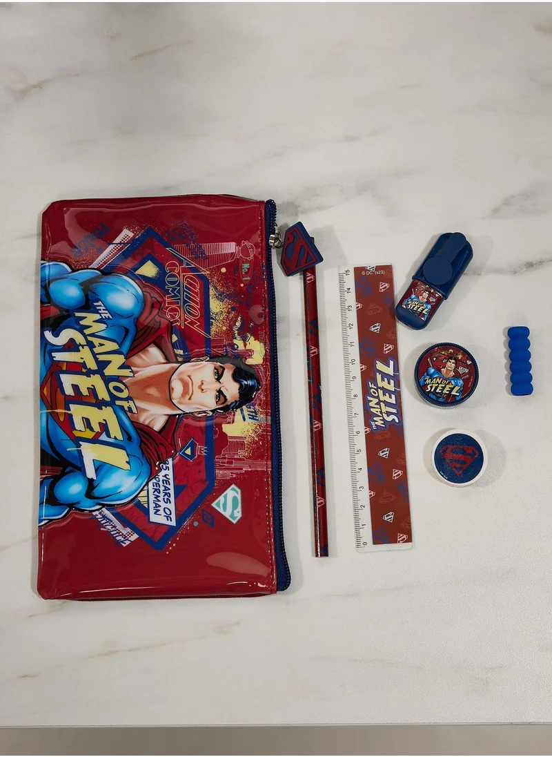 سوبر مان Back To School Superman 6In1 Trolley Box Set