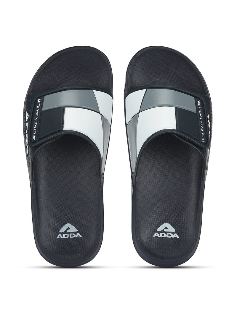 Adda GRAPHIC || Durable & Comfortable || 2D Sole || Skid Resistant || Lightweight || Soft and Comfortable Footbed || Outdoor Slipper || Special Soft || Sliders for Men - Image 3