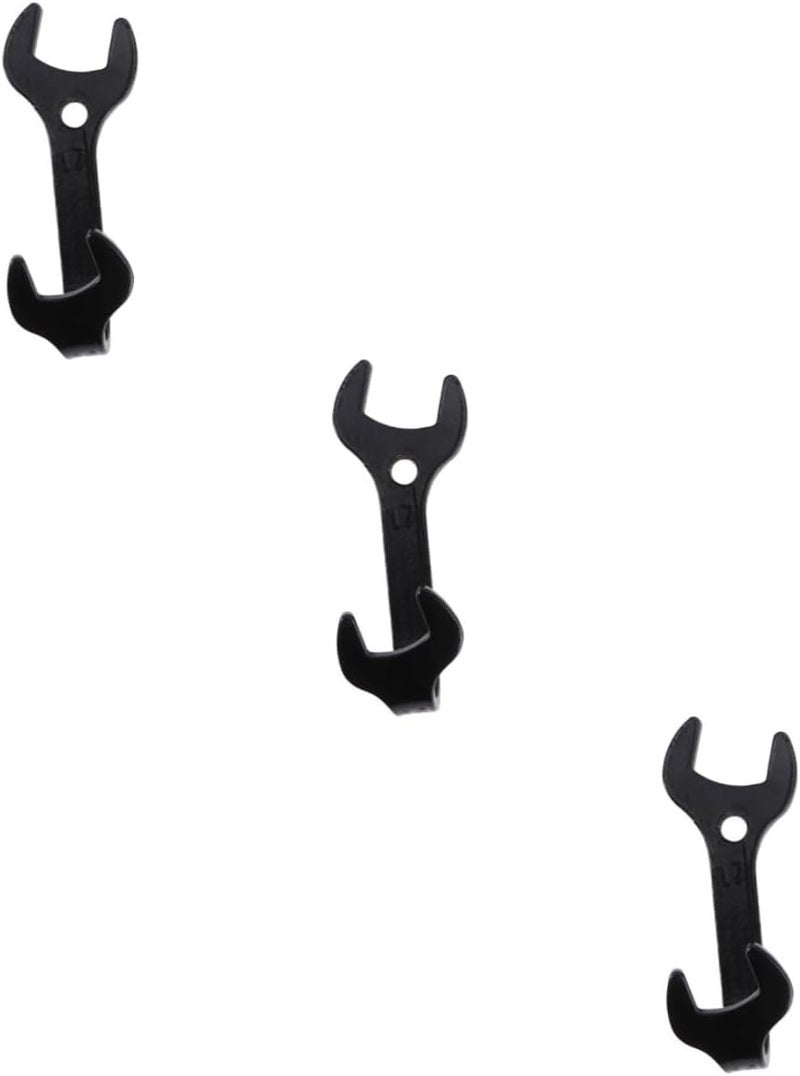 Vintage Wrench Shaped Wall Hook Set Of 2 For Coats Hats Towels Easy Installation Home Kitchen Bathroom Decor - Image 1