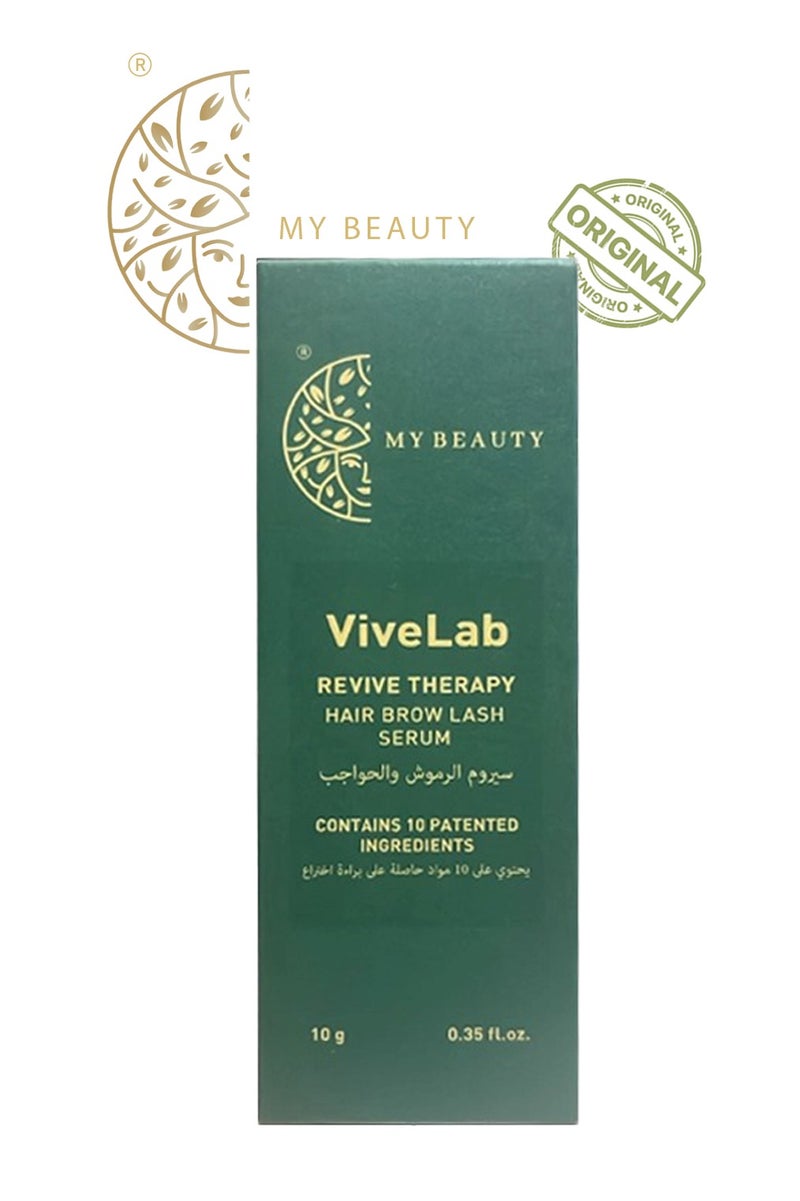 Vivelab Revive Therapy Hair Brow Lash Serum 10 gram - Image 1