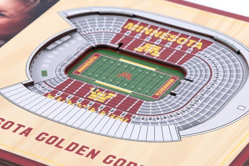 YouTheFan NCAA Minnesota Golden Gophers 3D StadiumView Picture Frame - Picture Frame - Image 3