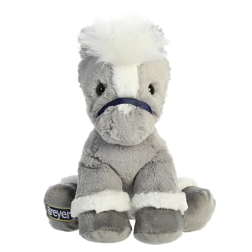 Breyer Aurora® Exquisite Horse Stuffed Animal - Realistic Detailing - Imaginative Play - Grey 11 Inches - Image 2