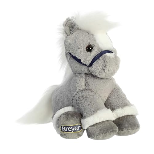 Breyer Aurora® Exquisite Horse Stuffed Animal - Realistic Detailing - Imaginative Play - Grey 11 Inches - Image 1