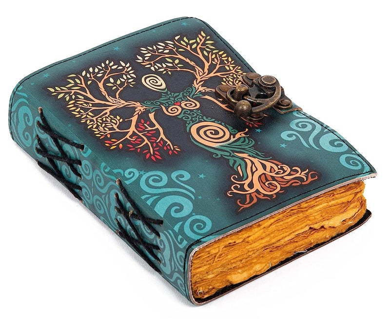 CRAFT JUNKY Vintage Leather Journal Diary for Women and Men Travel Diary Notebook for Writing Deckle Edge Paper, 200 Pages - Image 1