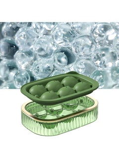 Ice Ball Maker Round Ice Cube Mold Tray for Home Bar Cocktails Bourbon Whiskey Drink Six Balls ‑ Green - pzsku/ZE528D1766CEF291F27C9Z/45/_/1740195574/03337c25-62ed-4965-8abf-d0bbb59e6b2a