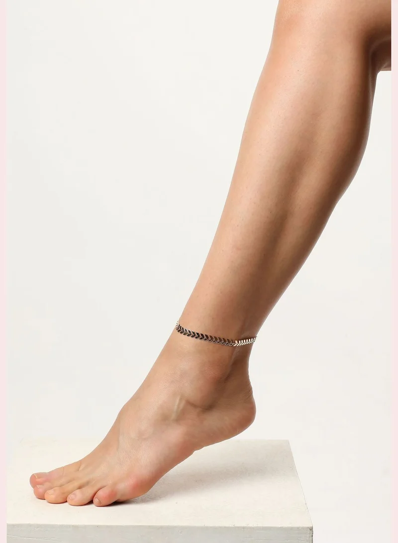 SOHI Gold Plated Casual Designer Anklet For Women