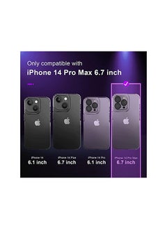 SH PROTECT TOUCH 5 In 1 For Iphone 14 Pro Max 1*Case With 2*Screen Protector Plus 2*Lens Protector Not Yellowing Military Grade Drop Protection Crystal Clear Shockproof Case For 6.7 Inch Iphone 14 Pro Max 6.7 Inch  - Image 4