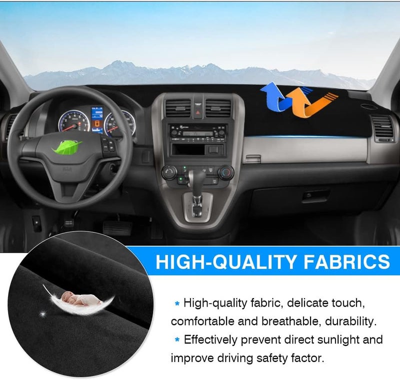 Autorder Custom Fit Dashboard Mat Cover for Honda CRV 2007-2011 - Nonslip Sunshade Protector - Image 4