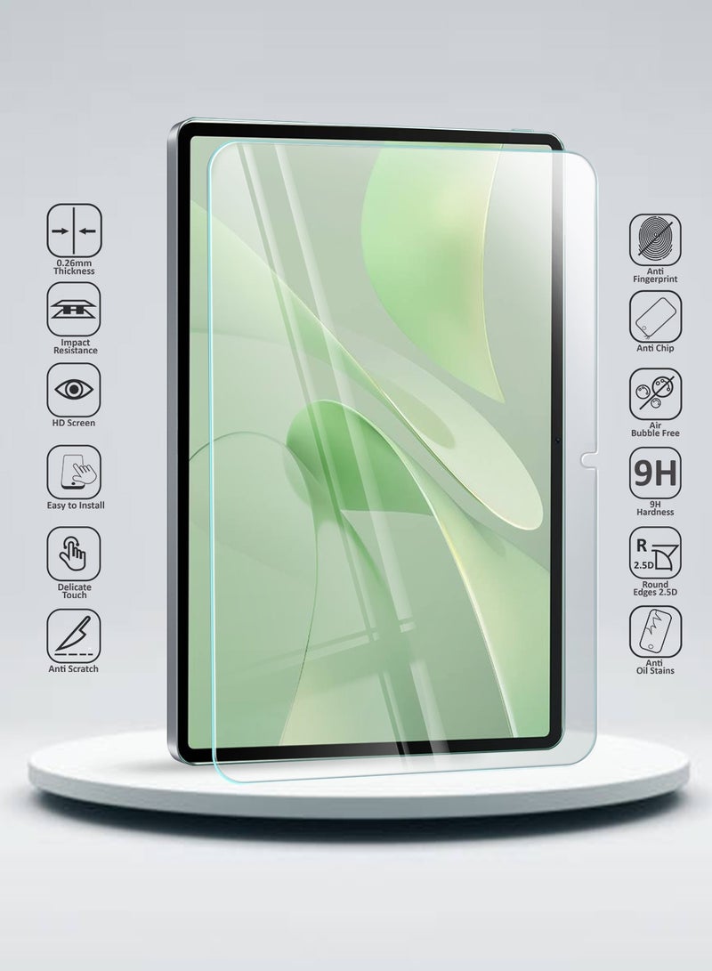 Wtech Huawei MatePad 12 X 2025 (12.0 inch) WTech Premium Series Curved Edges Full Cover Tempered Glass Tablet Screen Protector 2 Pack (TSGPCN) - Clear - Image 2