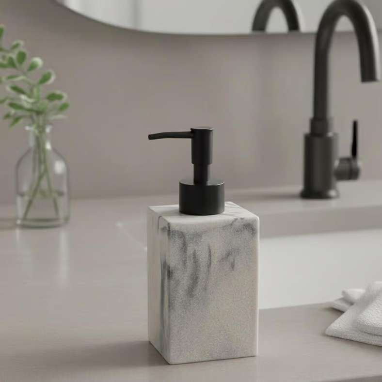 Pan Home Mist Soap Dispenser 7x7x16cm-Beige - 211AIC9903872 - Image 1