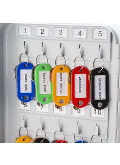 GOPAD GOPAD Key Lock Box with Number Tags Hooks with 20 Keys Capacity for Homes Hotels Business Car Dealerships and Repair Shops Key Management Cabinet 1 PcsMulticolor  - Image 5