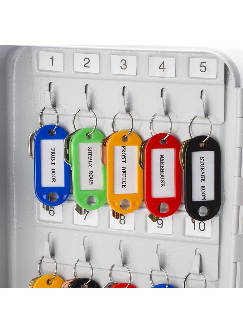 GOPAD GOPAD Key Lock Box with Number Tags Hooks with 20 Keys Capacity for Homes Hotels Business Car Dealerships and Repair Shops Key Management Cabinet 1 PcsMulticolor  - Image 5