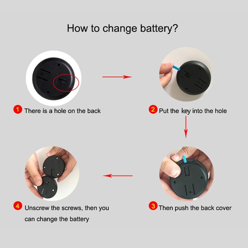 Restaurant Calling Buttons Table Buzzer Service Calling Buttons 5PCS Waterproof Buttons - Image 4