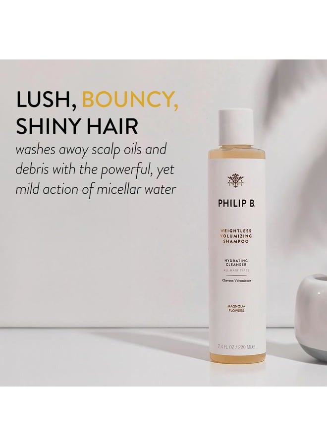 PHILIP B Weightless Volumizing Shampoo, 7.4 fl. oz. (220 ml) - Removes Oil and Product Build-Up, Adds Extra Body, Bounce and Shine - Image 2