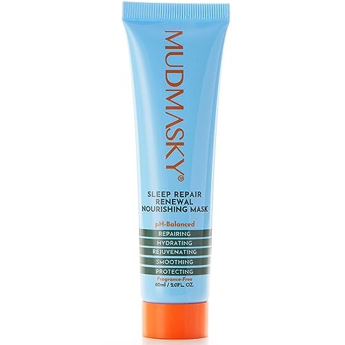 MUDMASKY Sleep Repair Renewal Nourishing Mask 60ml - Anti-Aging, Hydration Boost, Fragrance-Free - Face Moisturizer to Add in Your Skin Care Set for Nourishment & Rejuvenation - Overnight Formula - Image 1