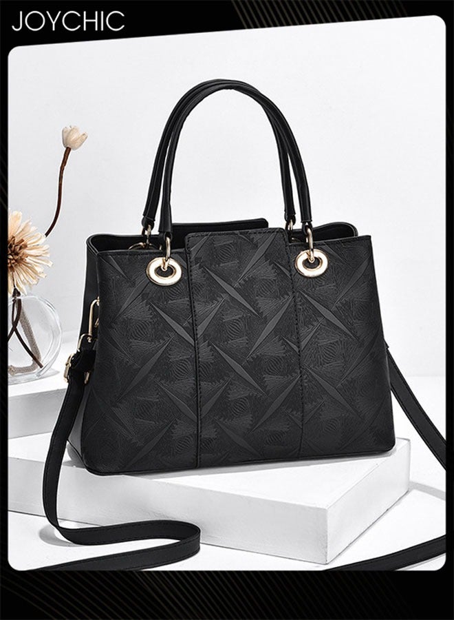 Joychic حقائب يد نسائية بسعة كبيرة حقيبة يد علوية من جلد PU مقاومة للماء حقيبة كتف للسيدات حقيبة عمل - Image 2