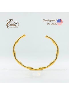 Bamboo Bangle | Stainless Steel | Gold Plated - pzsku/ZE529A5F6622937986577Z/45/_/1736408519/f4900e57-c0ed-4fdc-8e0e-04b9457e05b2