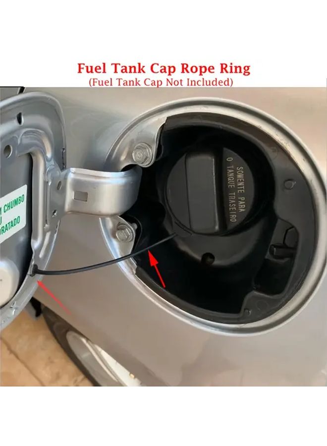 Fuel Filler Tether Line Ring Set Prevents Loss Compatible with Honda Models 2006 2015 - Image 5